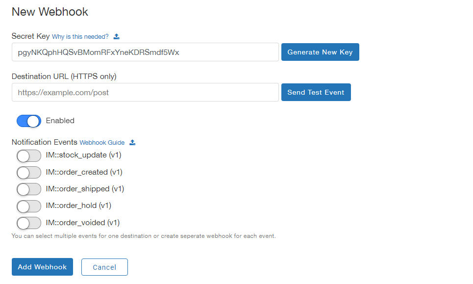 How to configure webhooks? Ingram Micro Partner Central
